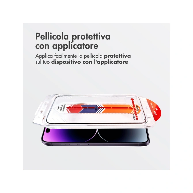 Accezz Gehard Glas Screenprotector + Applicator Apple iPhone 14 Pro