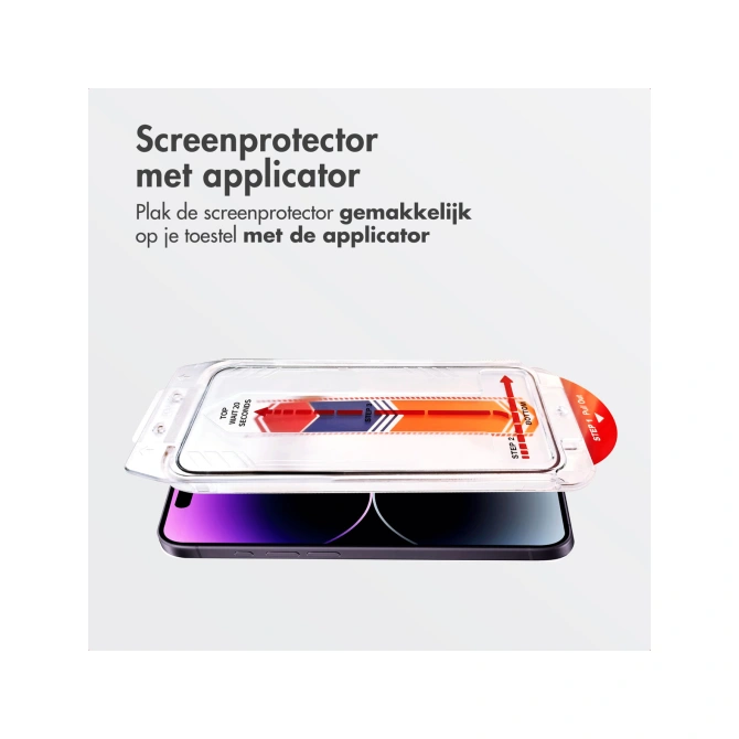 Accezz Gehard Glas Screenprotector + Applicator Apple iPhone 14 Pro