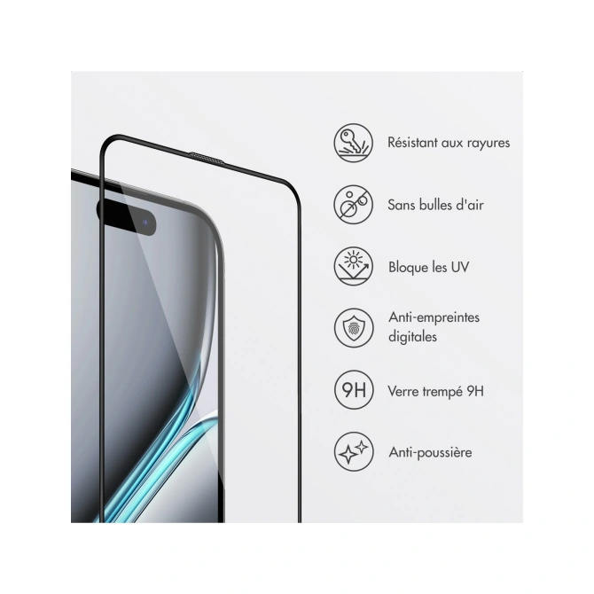 Accezz Gehard Glas Screenprotector + Applicator Apple iPhone 17