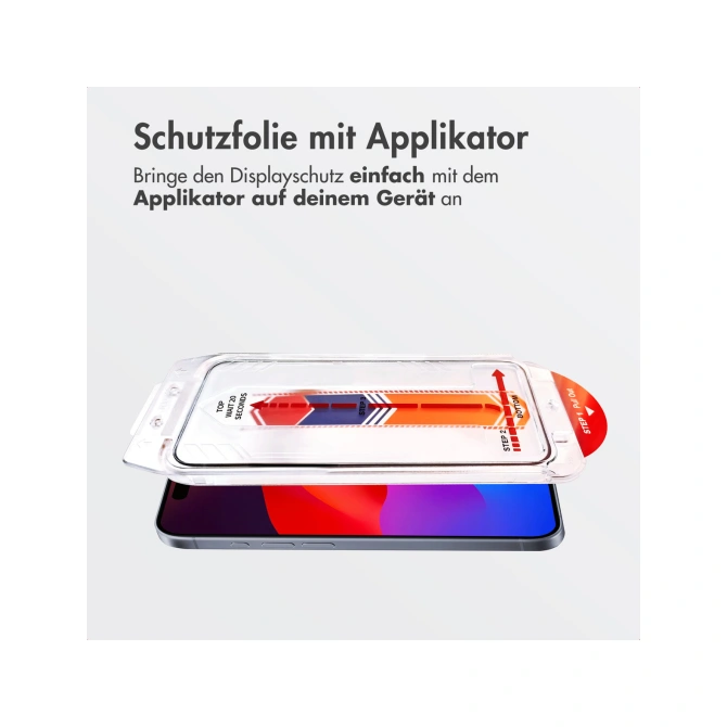 Accezz Gehard Glas Screenprotector + Applicator Apple iPhone 17 Pro