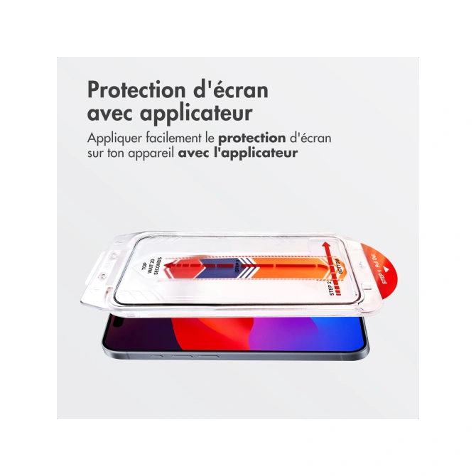 Accezz Gehard Glas Screenprotector + Applicator Apple iPhone 17 Pro