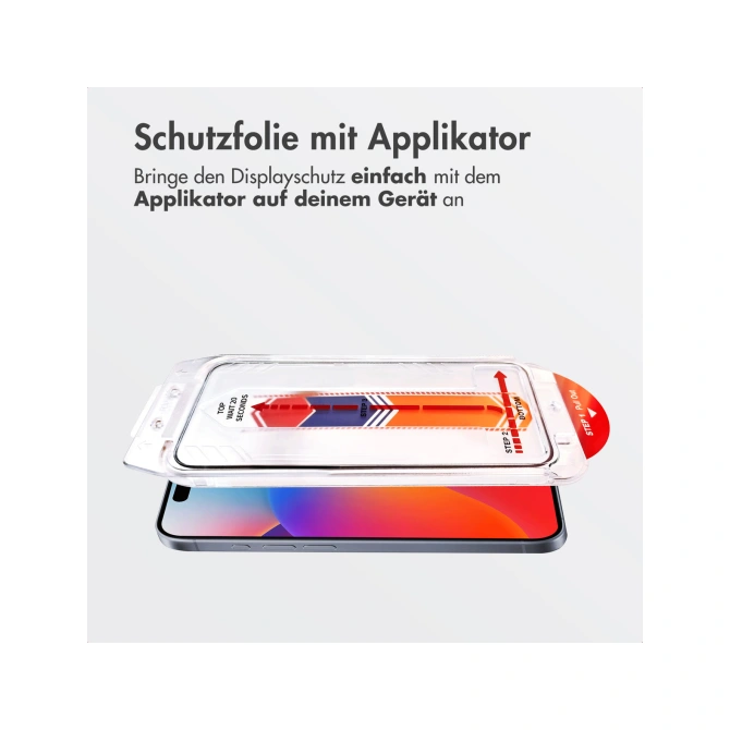 Accezz Gehard Glas Screenprotector + Applicator Apple iPhone 17 Pro Max