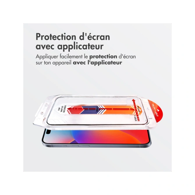 Accezz Gehard Glas Screenprotector + Applicator Apple iPhone 17 Pro Max