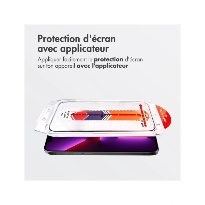 Accezz Gehard Glas Screenprotector + Applicator Apple iPhone 17e / 16e / 14 / 13 / 13 Pro