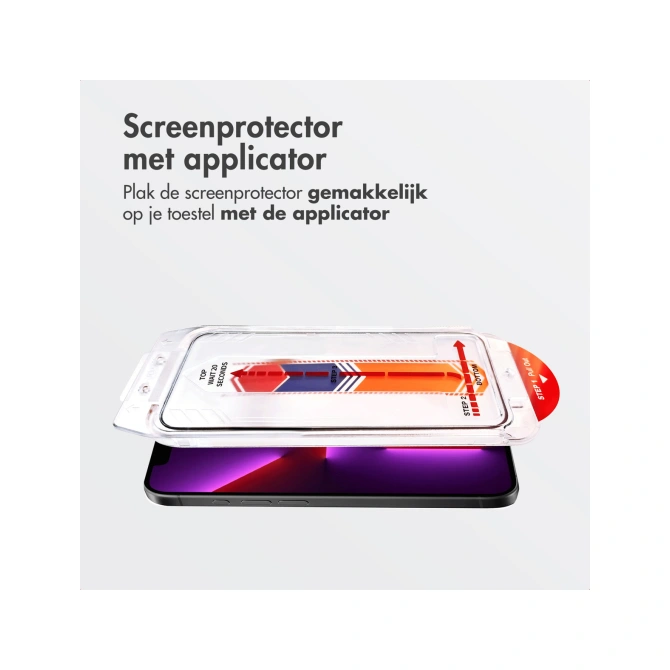 Accezz Gehard Glas Screenprotector + Applicator Apple iPhone 17e / 16e / 14 / 13 / 13 Pro