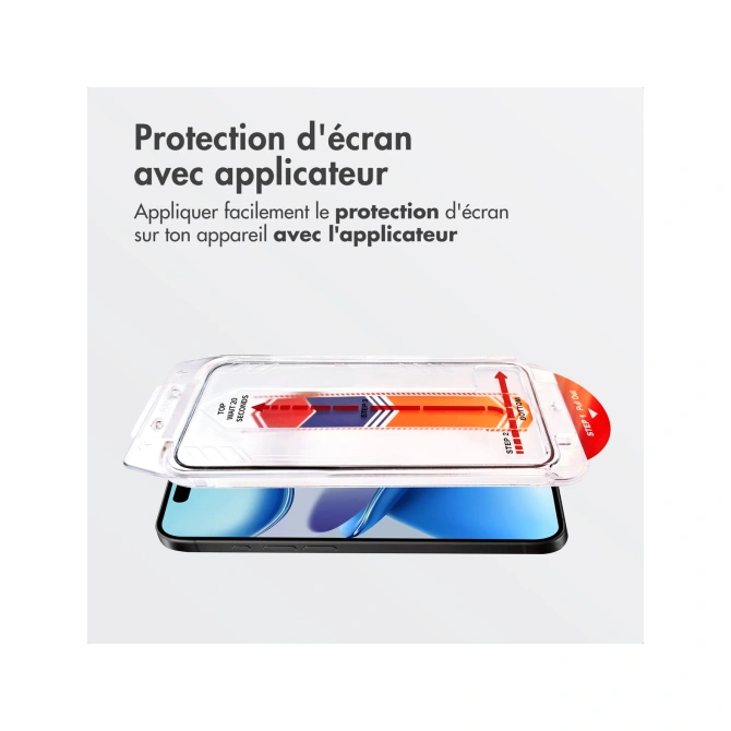Accezz Gehard Glas Screenprotector + Applicator Apple iPhone Air