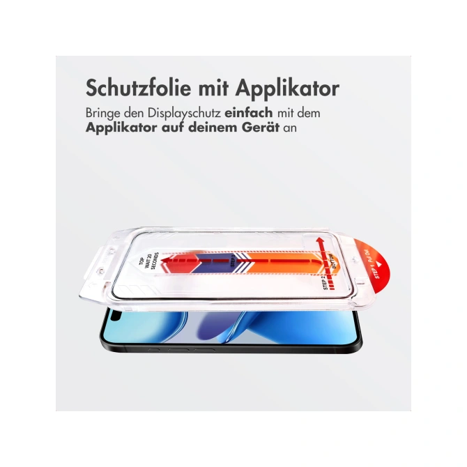 Accezz Gehard Glas Screenprotector + Applicator Apple iPhone Air