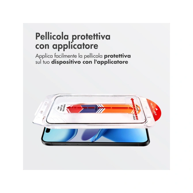 Accezz Gehard Glas Screenprotector + Applicator Apple iPhone Air