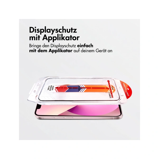 Accezz Gehard Glas Screenprotector met Applicator - 2-pack Apple iPhone 13 / 13 Pro / 14 / 16e