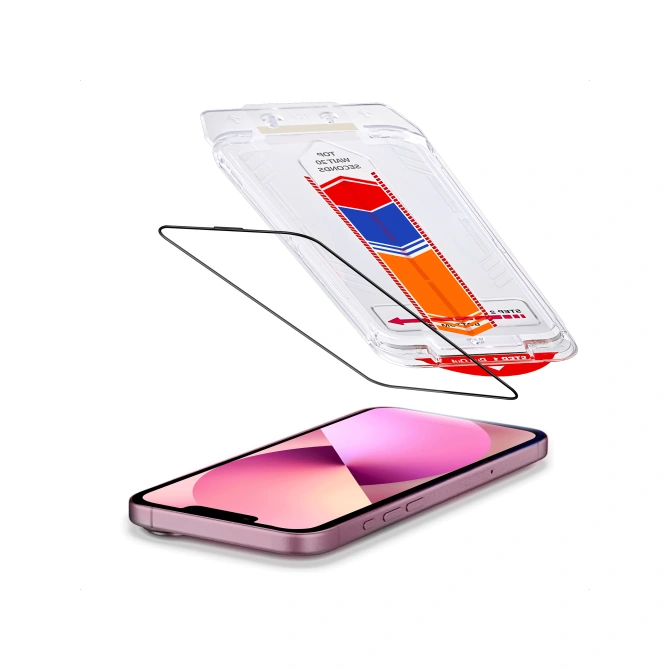 Accezz Gehard Glas Screenprotector met Applicator - 2-pack Apple iPhone 13 / 13 Pro / 14 / 16e