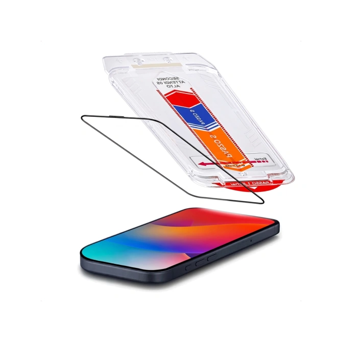 Accezz Gehard Glas Screenprotector met Applicator - 2-pack Apple iPhone 17