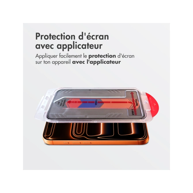 Accezz Gehard Glas Screenprotector met Applicator - 2-pack Apple iPhone 17 Pro Max
