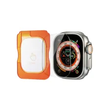 Accezz Gehard glas screenprotector met applicator Apple Watch Ultra 1 / 2 / 3 - 49 mm Accezz Gehard glas screenprotector met applicator Apple Watch Ultra 1 / 2 / 3 - 49 mm