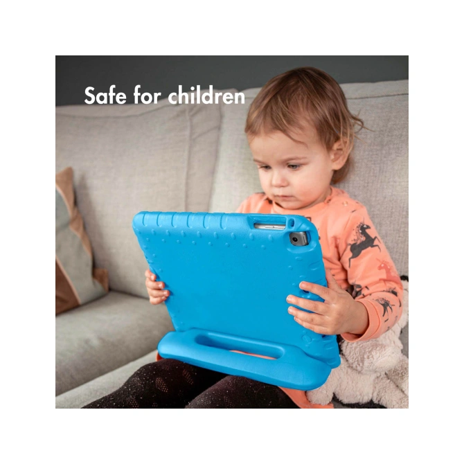 Accezz Kidsproof Backcover met handvat Apple iPad 11 (2025) 11 inch A16 / iPad 10 (2022) 10.9 inch - Blauw