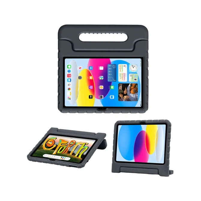 Accezz Kidsproof Backcover met handvat Apple iPad 11 (2025) 11 inch A16 / iPad 10 (2022) 10.9 inch - Zwart