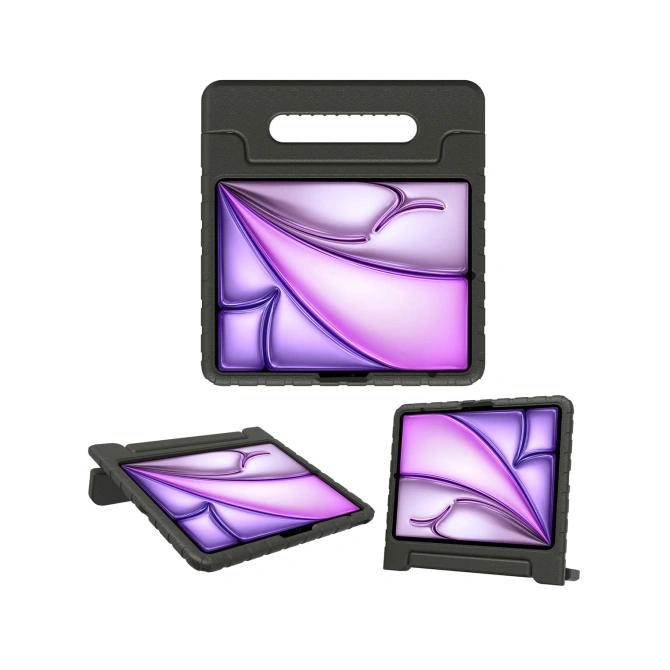 Accezz Kidsproof Backcover met handvat Apple iPad Air 11 inch (2026) M4 / (2025) M3 / (2024) M2 - Zwart