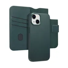 Accezz Leather Bookcase 2-in-1 met MagSafe Apple iPhone 14 - Cedar Green Accezz Leather Bookcase 2-in-1 met MagSafe Apple iPhone 14 - Cedar Green