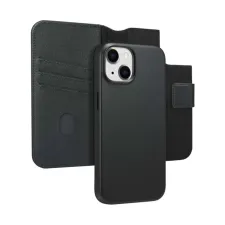 Accezz Leather Bookcase 2-in-1 met MagSafe Apple iPhone 14 - Onyx Black Accezz Leather Bookcase 2-in-1 met MagSafe Apple iPhone 14 - Onyx Black