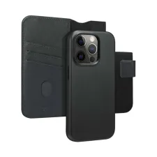 Accezz Leather Bookcase 2-in-1 met MagSafe Apple iPhone 15 Pro - Onyx Black Accezz Leather Bookcase 2-in-1 met MagSafe Apple iPhone 15 Pro - Onyx Black