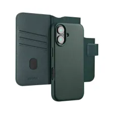 Accezz Leather Bookcase 2-in-1 met MagSafe Apple iPhone 16 - Cedar Green Accezz Leather Bookcase 2-in-1 met MagSafe Apple iPhone 16 - Cedar Green