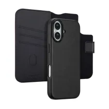 Accezz Leather Bookcase 2-in-1 met MagSafe Apple iPhone 17 - Onyx Black Accezz Leather Bookcase 2-in-1 met MagSafe Apple iPhone 17 - Onyx Black