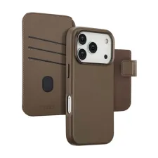 Accezz Leather Bookcase 2-in-1 met MagSafe Apple iPhone 17 Pro - Coffee Brown Accezz Leather Bookcase 2-in-1 met MagSafe Apple iPhone 17 Pro - Coffee Brown