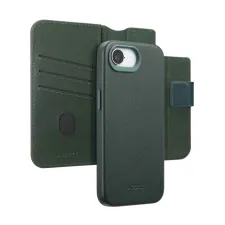 Accezz Leather Bookcase 2-in-1 met MagSafe Apple iPhone 17e / 16e - Cedar Green Accezz Leather Bookcase 2-in-1 met MagSafe Apple iPhone 17e / 16e - Cedar Green