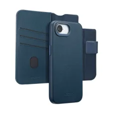 Accezz Leather Bookcase 2-in-1 met MagSafe Apple iPhone 17e / 16e - Nightfall Blue Accezz Leather Bookcase 2-in-1 met MagSafe Apple iPhone 17e / 16e - Nightfall Blue