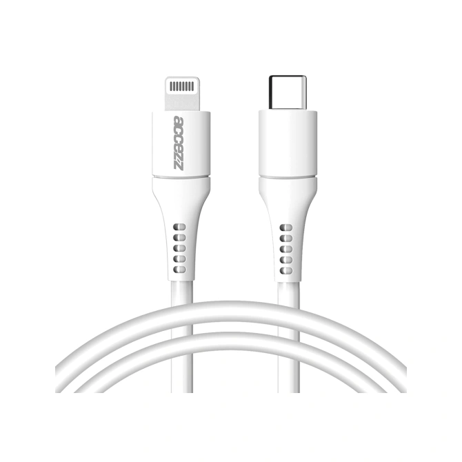 Accezz Lightning naar USB-C kabel - MFi certificering - 1 meter - Wit