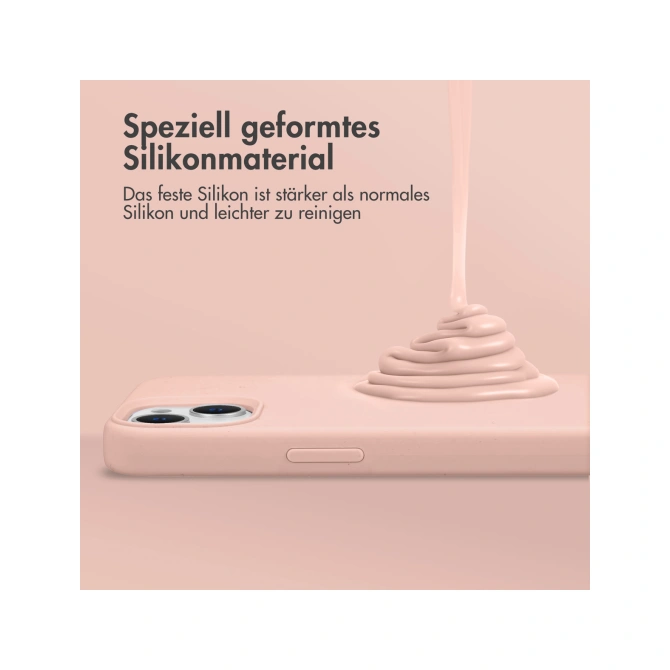Accezz Liquid Silicone Backcover Apple iPhone 11 - Roze