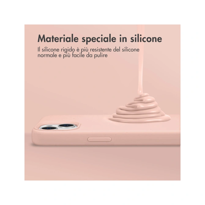 Accezz Liquid Silicone Backcover Apple iPhone 11 - Roze