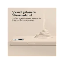 Accezz Liquid Silicone Backcover Apple iPhone 11 - Stone