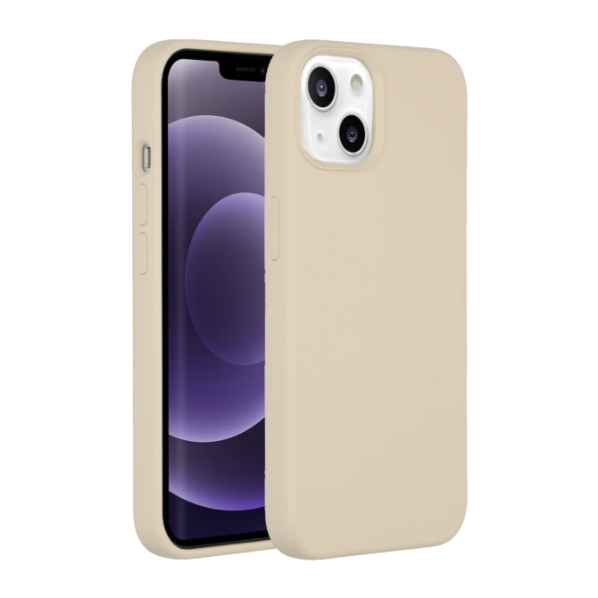 Accezz Liquid Silicone Backcover Apple iPhone 14 / 13 - Stone