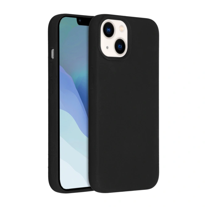Accezz Liquid Silicone Backcover Apple iPhone 14 / 13 - Zwart