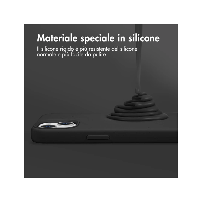 Accezz Liquid Silicone Backcover Apple iPhone 14 Pro Max - Zwart