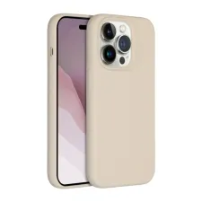 Accezz Liquid Silicone Backcover Apple iPhone 14 Pro - Stone