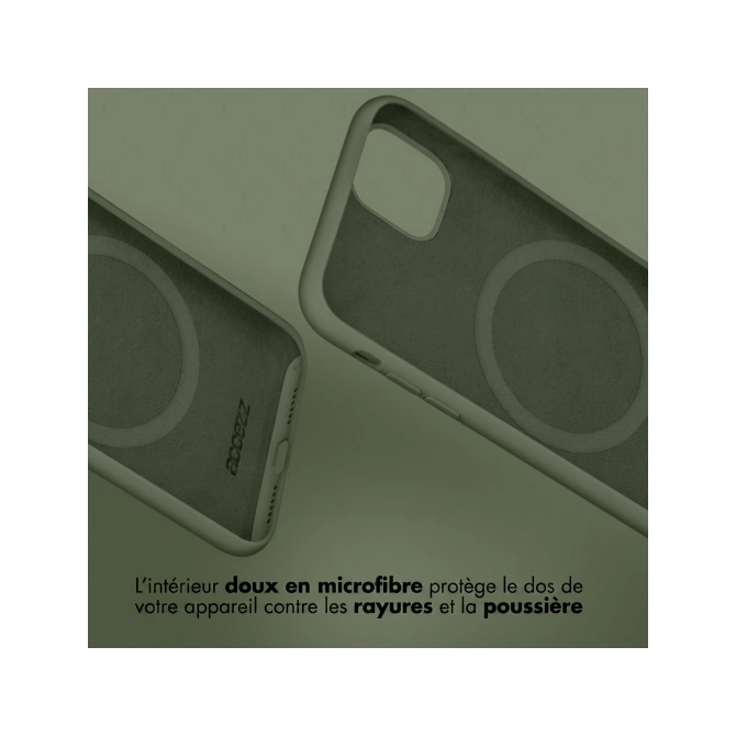 Accezz Liquid Silicone Backcover Apple iPhone SE (2022 / 2020) / 8 / 7 - Cooper Green