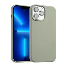Accezz Liquid Silicone Backcover met MagSafe Apple iPhone 13 Pro Max - Cooper Green