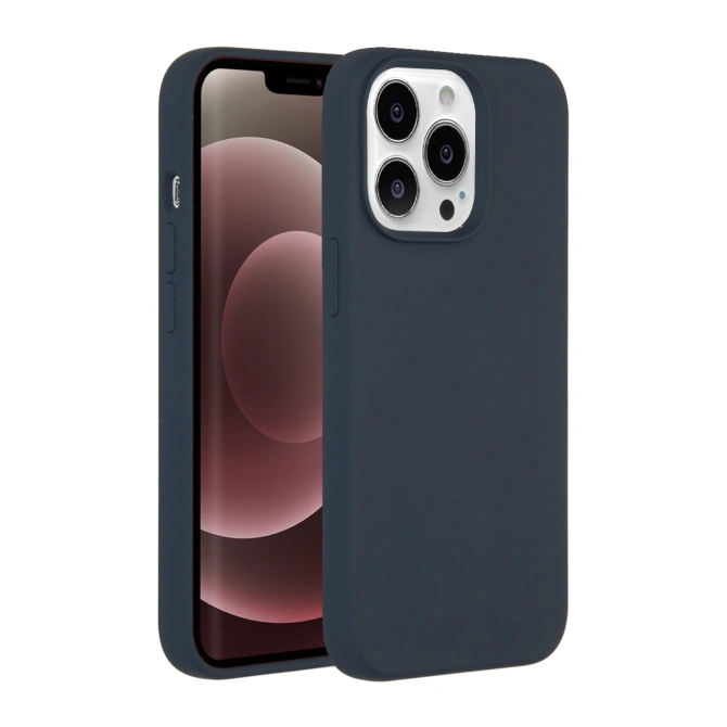 Accezz Liquid Silicone Backcover met MagSafe Apple iPhone 13 Pro Max - Donkerblauw