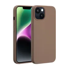 Accezz Liquid Silicone Backcover met MagSafe Apple iPhone 14 / 13 - New Tea Brown