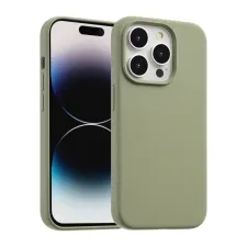 Accezz Liquid Silicone Backcover met MagSafe Apple iPhone 14 Pro - Cooper Green