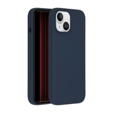 Accezz Liquid Silicone Backcover met MagSafe Apple iPhone 15 - Donkerblauw