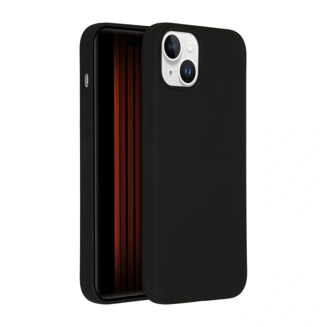 Accezz Liquid Silicone Backcover met MagSafe Apple iPhone 15 Plus - Zwart
