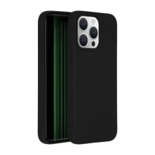 Accezz Liquid Silicone Backcover met MagSafe Apple iPhone 15 Pro Max - Zwart