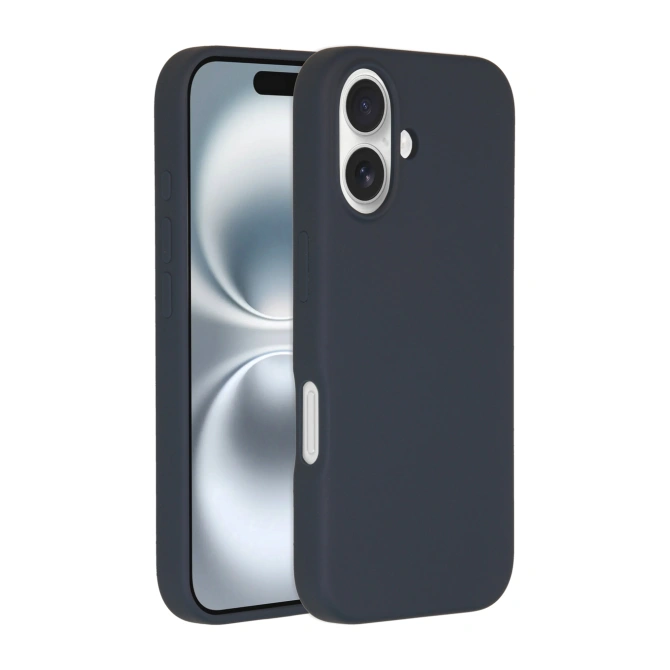 Accezz Liquid Silicone Backcover met MagSafe Apple iPhone 16 - Donkerblauw