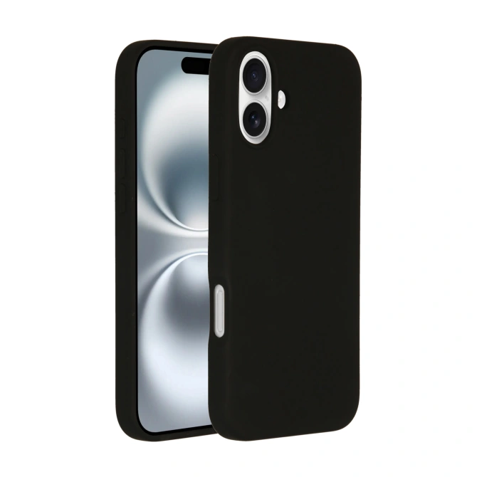 Accezz Liquid Silicone Backcover met MagSafe Apple iPhone 16 Plus - Zwart