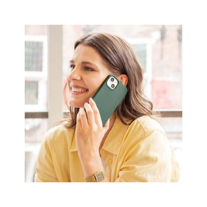 Accezz Liquid Silicone Backcover met MagSafe Apple iPhone 16 Pro Max - Cooper Green