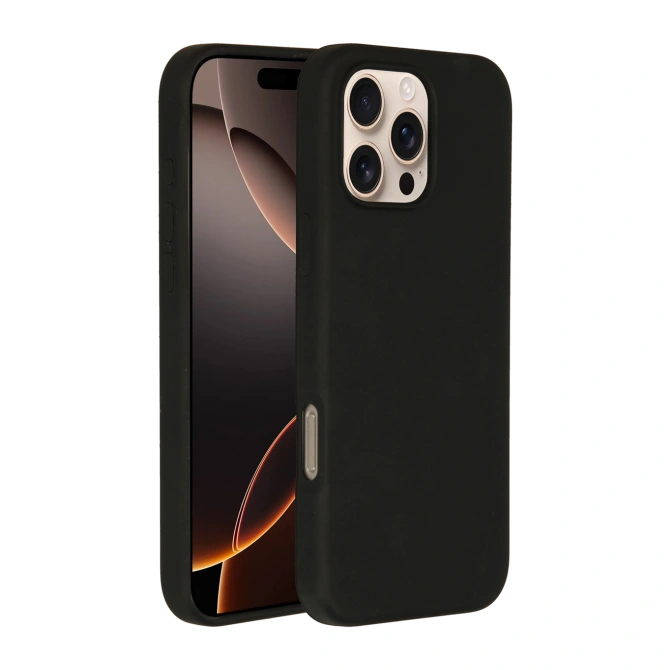 Accezz Liquid Silicone Backcover met MagSafe Apple iPhone 16 Pro Max - Zwart