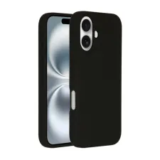 Accezz Liquid Silicone Backcover met MagSafe Apple iPhone 16 - Zwart