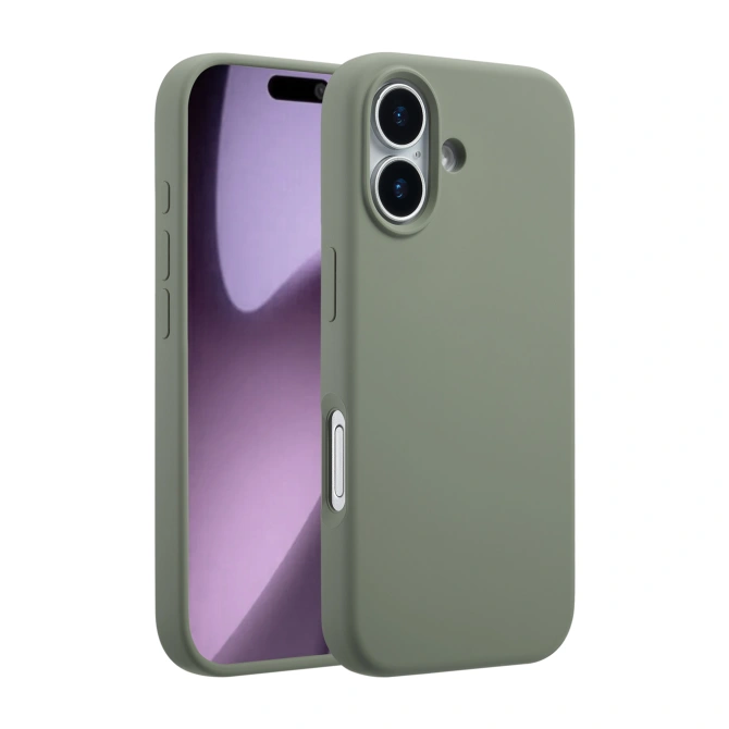 Accezz Liquid Silicone Backcover met MagSafe Apple iPhone 17 - Cooper Green